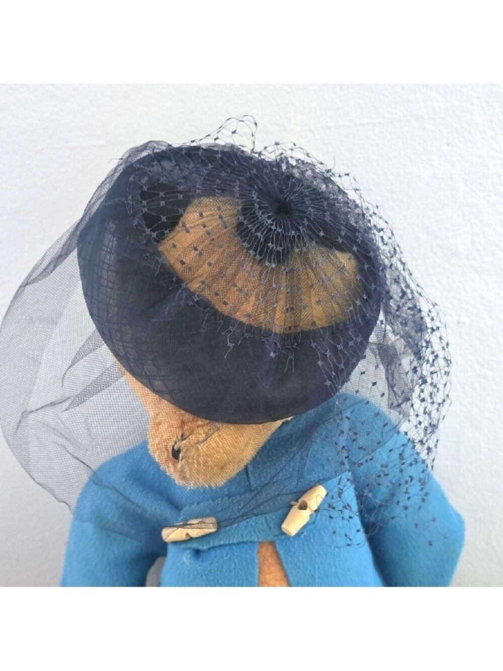 Julius Garfinkle & Co. Vintage Veiled Fascinator Cap Hat With Original Pin